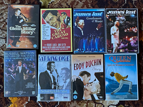 Music dvds bundle queen - 8,